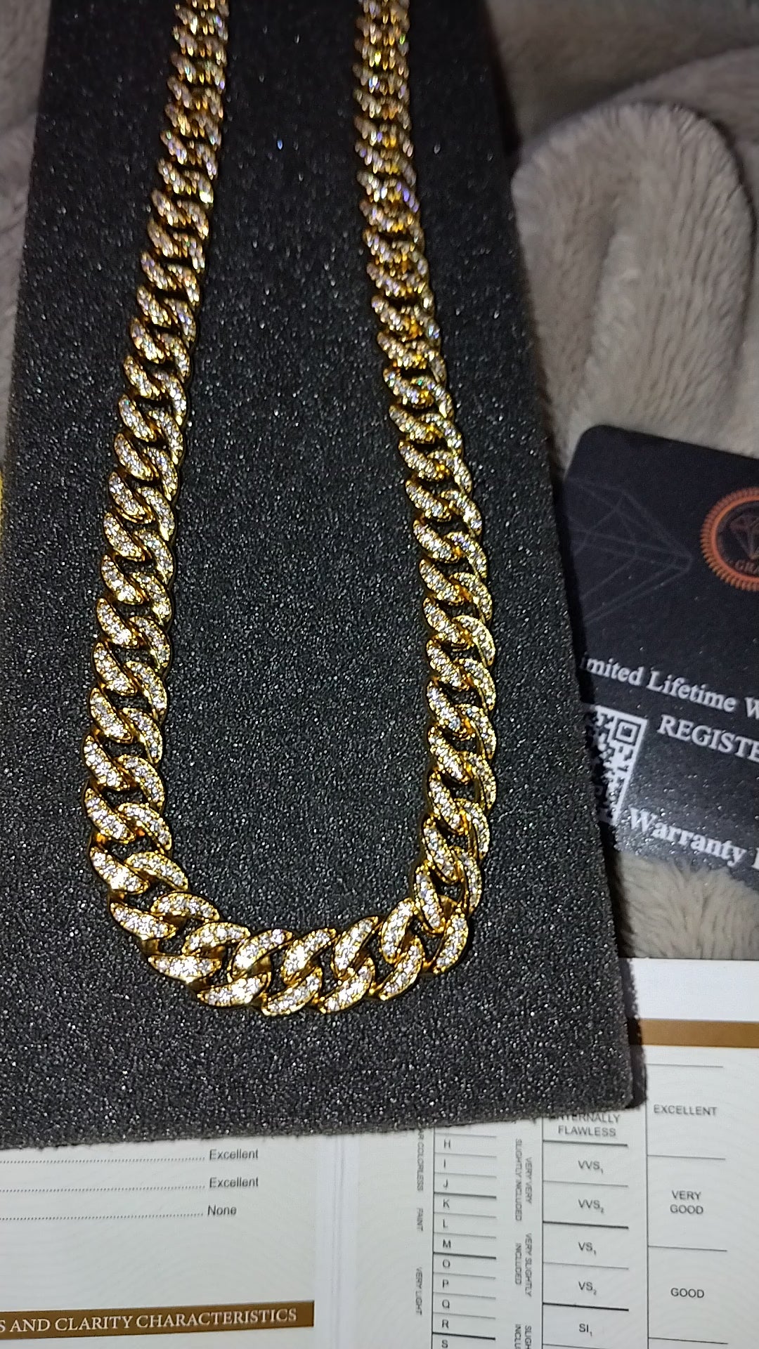 Moissanite Cuban Link Chain