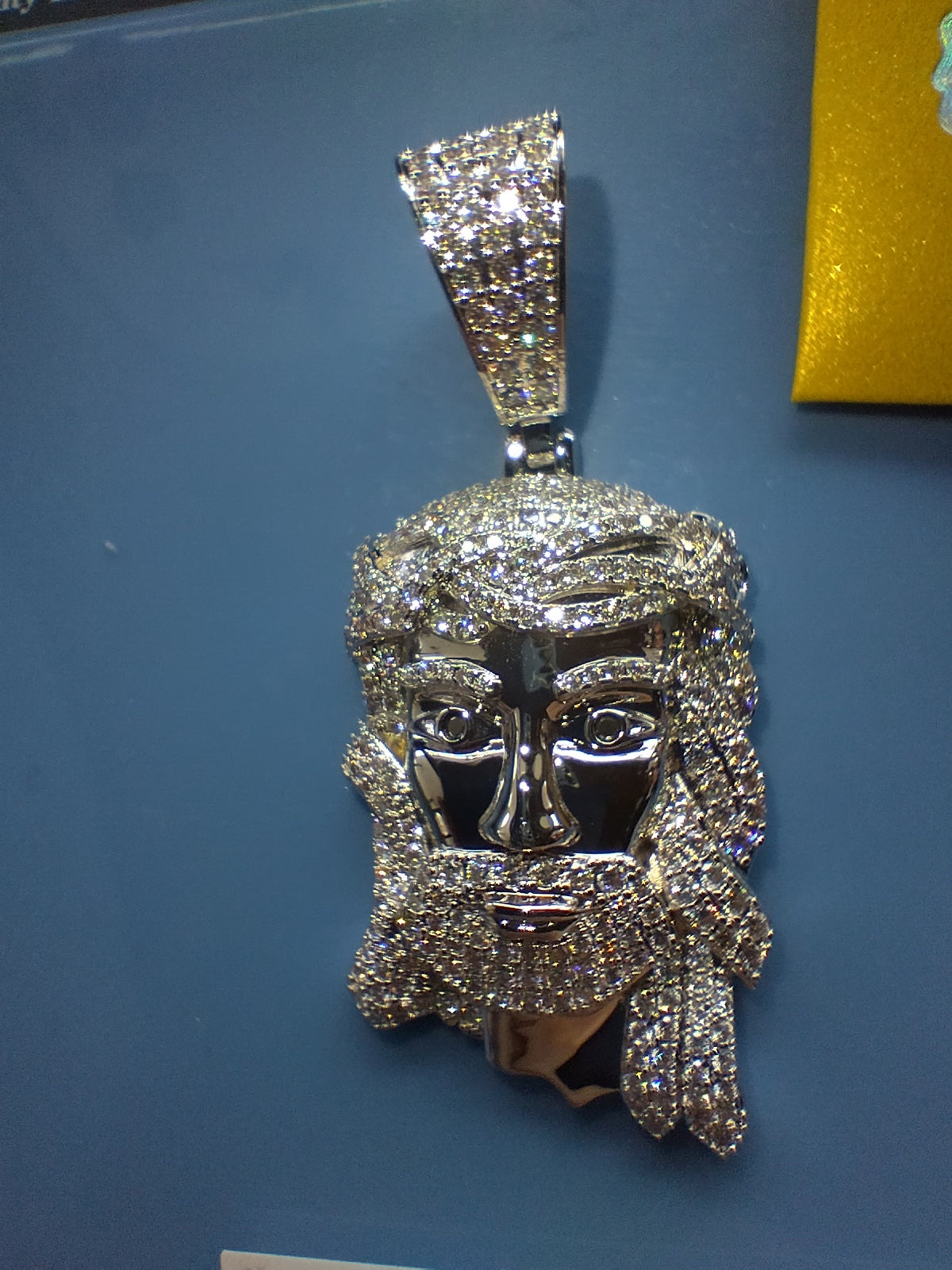 Moissanite Jesus Pendant