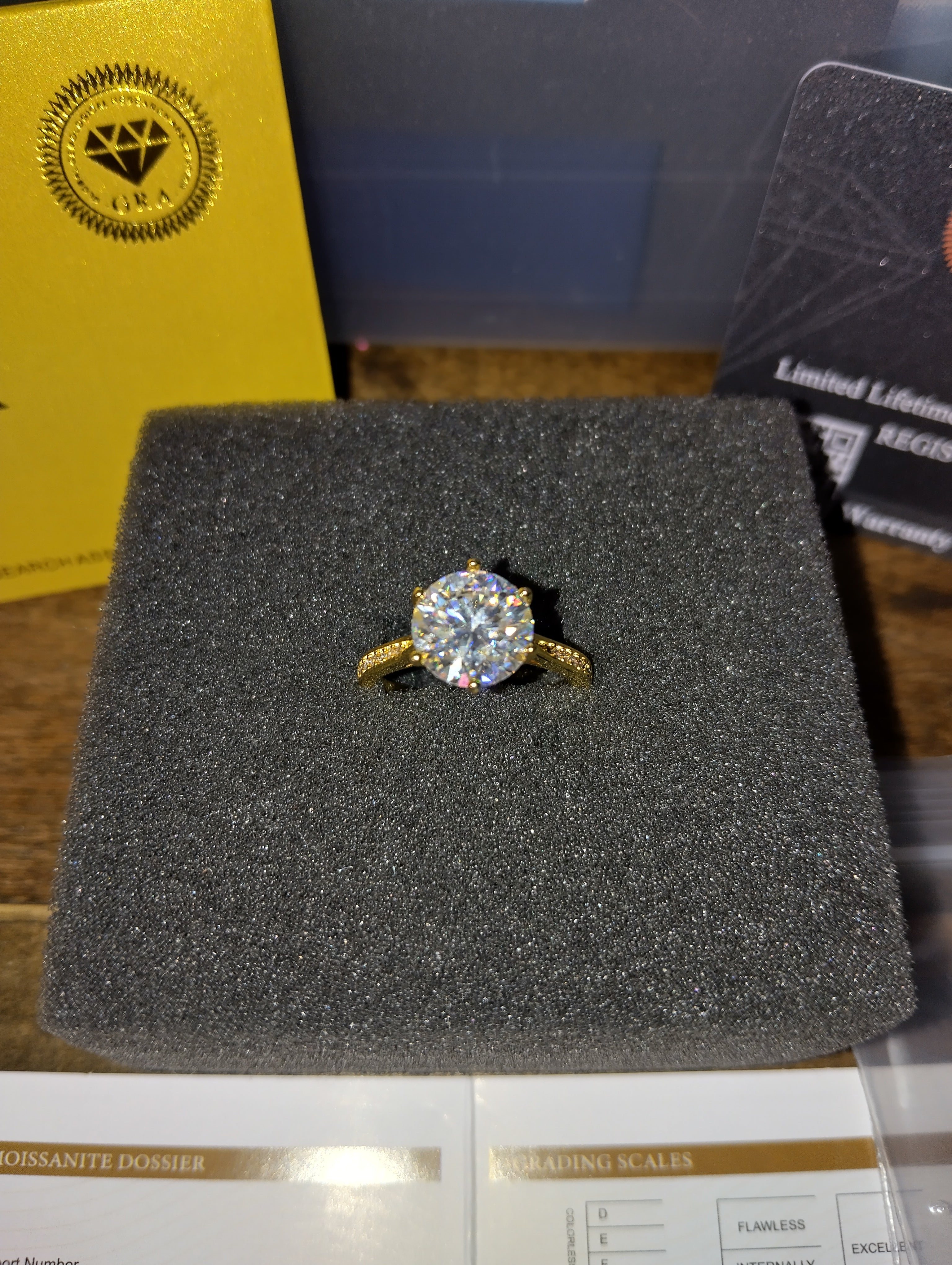 Breathtaking 3ct Moissanite Women's Ring 6