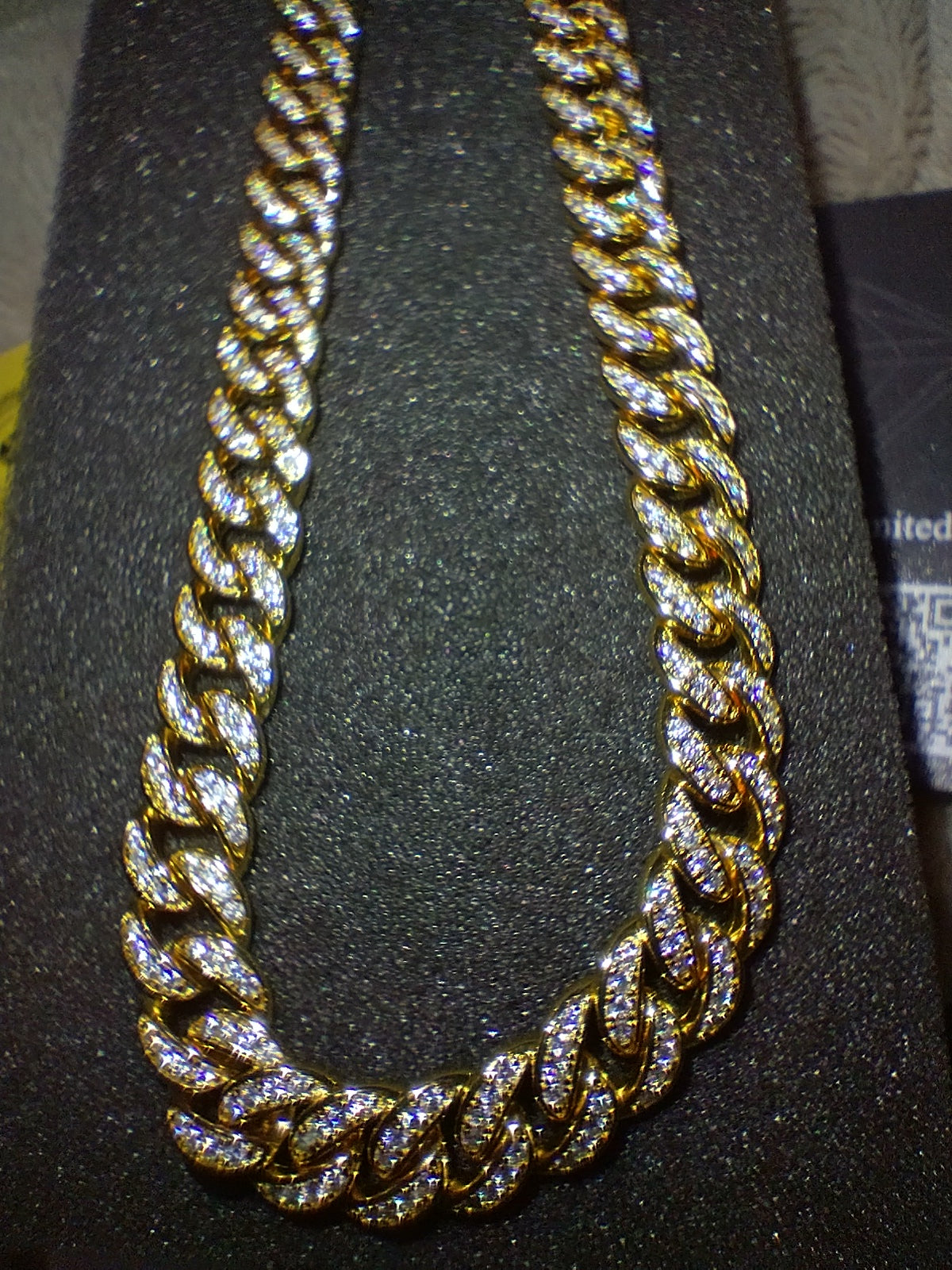 Moissanite Cuban Link Chain