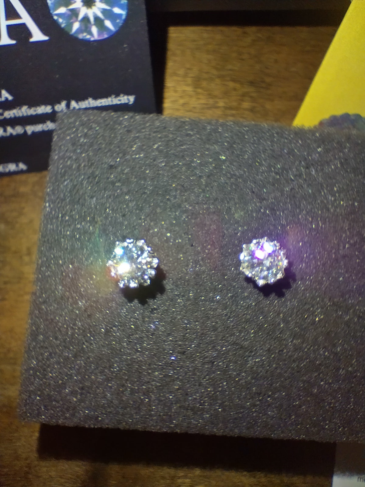 2ct Moissanite Stud Earrings